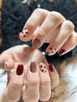 テソロネイル(TESORO nail)/バレンタインネイル
