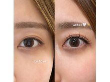 クー アイラッシュ 南柏(Coeur Eyelash)の雰囲気（フラットラッシュ（ダークブラウン）120本です♪）