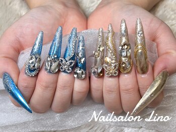 リノ(Lino)/キラキラビジューネイル