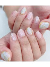 ネイルサロン ティアラリュクス 市川北口店(Tiara Luxe)/大理石ネイル