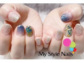 マイ スタイル ネイルズ(My Style Nails)/プレミアムラメグラデーション