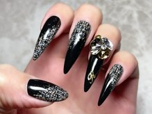 レディグリッター(Lady glitter)/BLACKほつれツイード