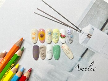 アメリ(Amelie)/☆落書きネイル☆