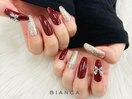 ワンカラー+色追加￥550+パーツ
