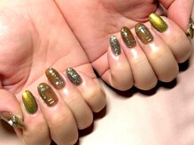 ネイルサロンブリス(nail salon Bliss)/☆大人のチェック柄ネイル☆