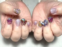 シーグラス(SeaGlass)/おまかせバタフライネイル