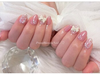 プリュネブランシュネイル(Prune Blanche Nail)/冬におすすめ☆ツイード