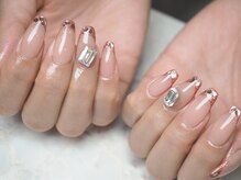 【ガラスフレンチ】長さだし/パラジェル取扱店