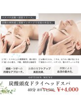リオ(RIO)/【OPTION】炭酸頭皮ヘッド￥+4000