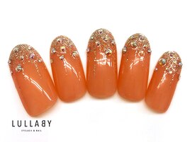 ストーングラデーションネイル