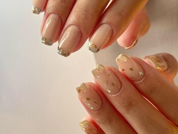 アイネイルズ 梅田店(I nails)/モードフレンチミラー¥9700