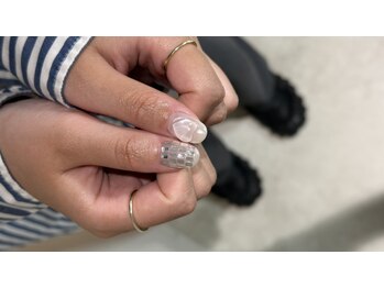 ビーカラフル 渋谷店(Becolorful)の写真/【アートコース90分¥6990/120分¥8990】ニュアンス～人気のうるうるネイル/韓国ネイル/ワンホンネイルも◎