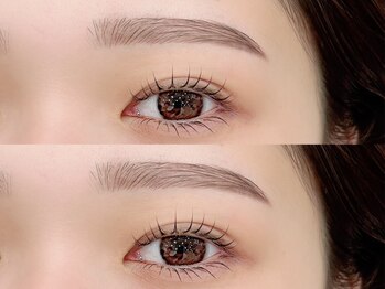 ホワイトアイ 浦和(WHITE EYE)の写真/【眉毛WAX+まつげパーマ8960円】韓国発ピーナッツロッドが大人気!立ち上げカールと似合わせ眉で垢抜け♪