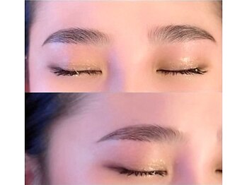 ネイルサロン ミミ(Mimi)の写真/ハリウッドブロウリフトで理想の美眉に◎ナチュラル眉も海外セレブ風もお任せ☆垢抜けた目元へ導きます！