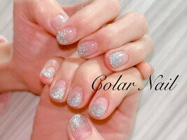 輝きを織り成すシルバーラメ