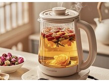 施術後は季節の美味しいハーブティー♪台湾のナツメクコの実紅茶