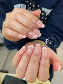 ラメフレンチ