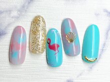 ネイルサロン インプレス(Impress)/フラミンゴネイル