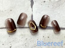 ネイルアンドまつげエクステ ブルーリーフ 四谷三丁目店(Blue Reef)/大人シックネイル