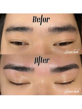 グラスラッシュ 敷島店(Grace lash)/メンズアイブロウワックス