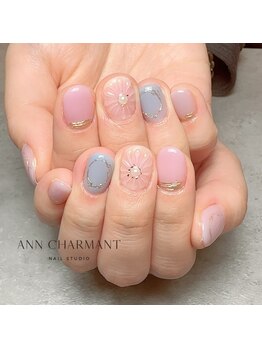 アンシャルマンネイルスタジオ(Ann charmant nail studio)/セレクトアートコース¥6,800～