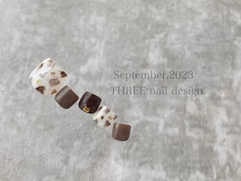 スリー(THREE)/September 2023/nail design