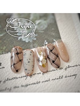 ジュジュ(Juju)/オーナーアートボッテガ風ネイル