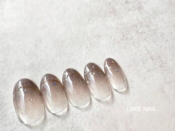 ルークネイル 恵比寿店(LUKE NAIL)/グラデーションラインフレンチ