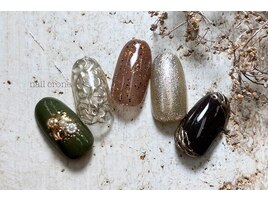 ミラー和風ニュアンスネイル