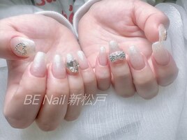 可愛いラメグラデーション