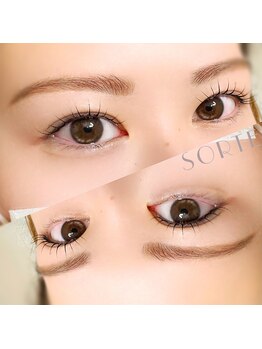 ソルテ(SORTE)/美眉スタイリング＋まつげパーマ