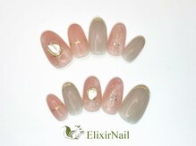 エリクサーネイル 神田(Elixir Nail)/シンプル/クーポン使用