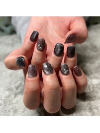 キラキラネイル/ハートネイル