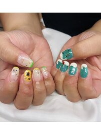 ひまわり×クリームソーダ