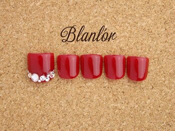 ネイルサロン ブランロール 三軒茶屋店(Blanl'or)/Foot 　定番レッド