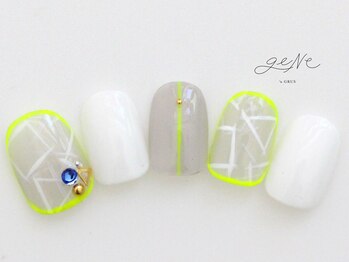 geNe 'n GRUS(ジーン アンド グルス)/7月8月トレンドアート