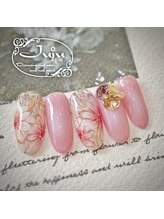 ジュジュ(Juju)/オーナーアート　コスモスネイル