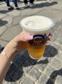 メンズ ネイル トノ(Men's Nail TONO) 乾杯から解散までずっとビールです◎