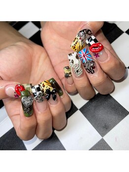 海外個性派ネイル