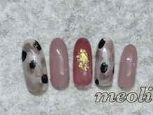 ミオリィ(meoli)/ワンカラー＋ドットアート