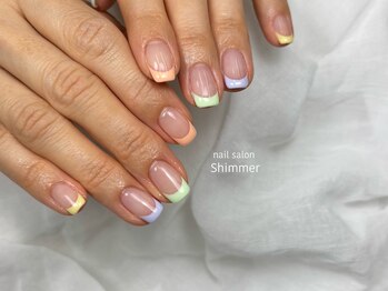 シマー(Shimmer)/パステルフレンチ