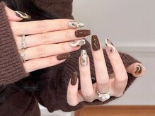 センスネイル(Sense Nail)/秋冬ネイル　エレガントデザイン