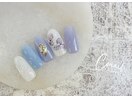 《90分A》紫陽花ネイル