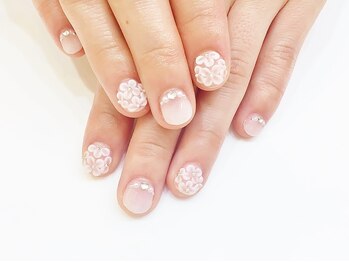 ネイルコレクション ベビーピンク(Baby Pink)/ジェルアート放題★３Ｄフラワー