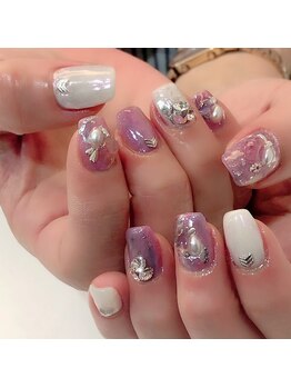 グラマラス アンジェアイ 荻窪店(glamourous ange eye)/ガーリーネイル