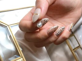 ツイードネイル