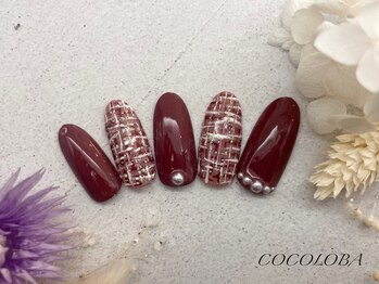 ココロバ ネイルアンドビューティーサロン(COCOLOBA)/ツイードネイル