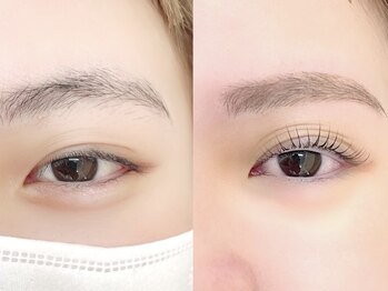 ミーナ 鍋島店(mina)/アイブロウWAX＋まつ毛パーマ上