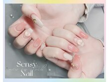 センシー ネイル スタジオ(Sensy Nail Studio)/チップ長さ出しの定額デザイン
