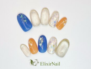 エリクサーネイル 神田(Elixir Nail)/シンプル/クーポン使用
